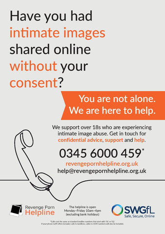 Revenge Porn Helpline Poster